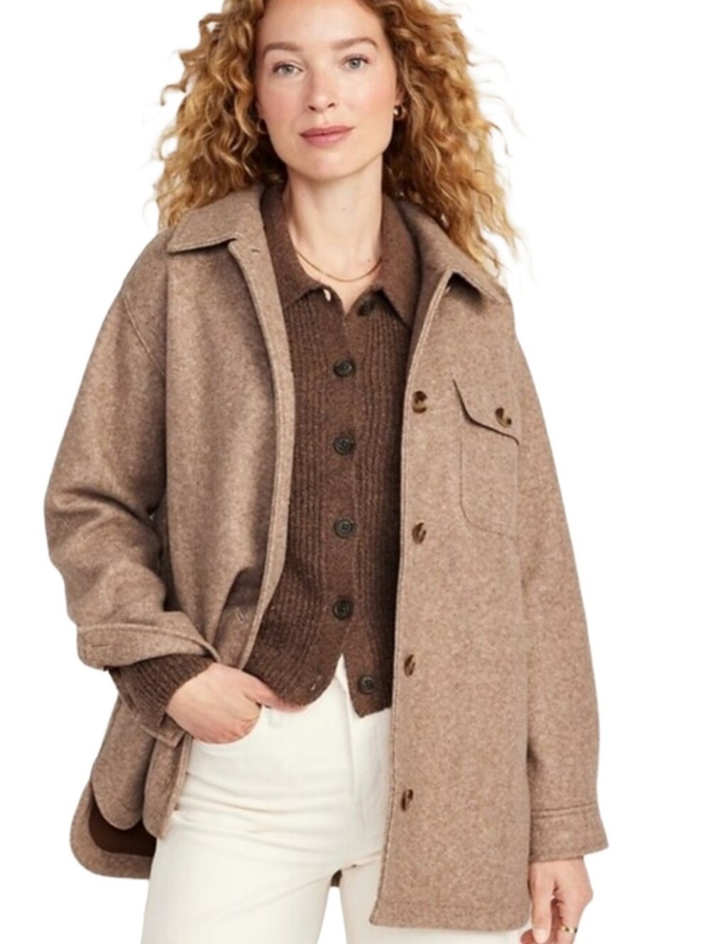 NWOT Shacket, Old Navy Soft Brushed, XL TALL